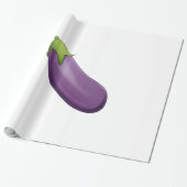 Eggplant - Emoji Cadeaupapier (Uitgerold)