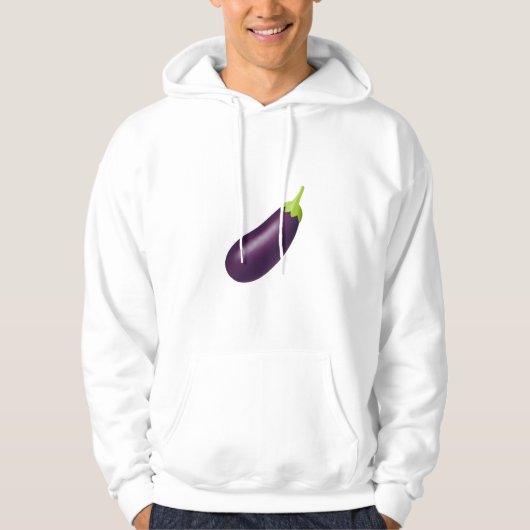 Eggplant Emoji Hoodie (Voorkant)