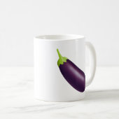 Eggplant Emoji Koffiemok (Voorkant rechts)