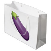 Eggplant - Emoji Large Cadeautasje (Achterkant Gekanteld)
