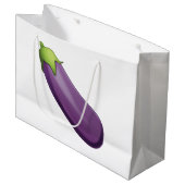 Eggplant - Emoji Large Cadeautasje (Voorkant Gekanteld)