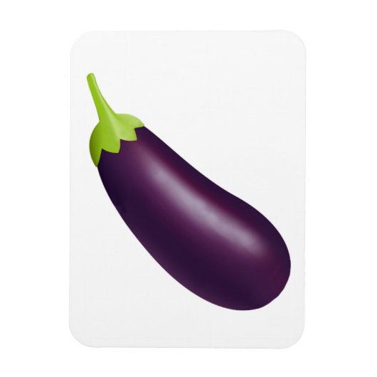 Eggplant Emoji Magneet (Verticaal)