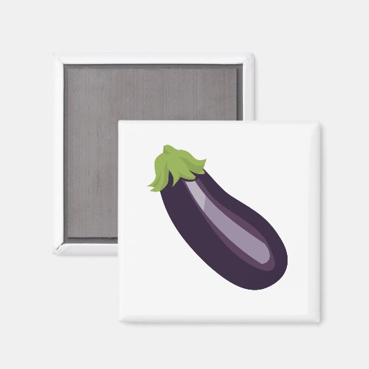Eggplant Emoji Magneet (Voorkant / Achterkant)