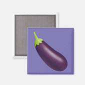 Eggplant Emoji Magnet (Voorkant / Achterkant)