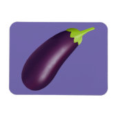 Eggplant Emoji Magnet Magneet (Horizontaal)