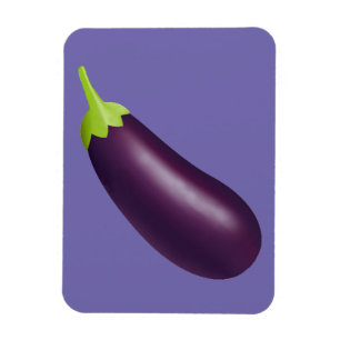 Eggplant Emoji Magnet Magneet