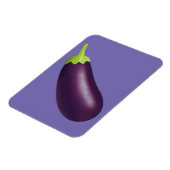 Eggplant Emoji Magnet Magneet (Linkerzijde)