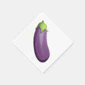 Eggplant - Emoji Servetten (Hoek)
