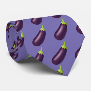 Eggplant Emoji Stropdas
