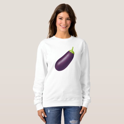 Eggplant Emoji Trui (Voorkant volledig)