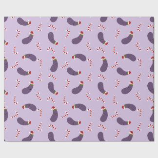 eggplant kermas cadeaupapier