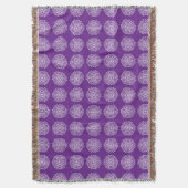 Eggplant Mandala Deken (Voorkant Verticaal)