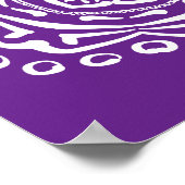Eggplant Mandala Poster (Hoek)