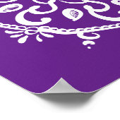 Eggplant Mandala Poster (Hoek)