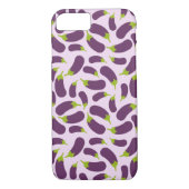 Eggplant Paars plantaardig ontwerp Case-Mate iPhone Case (Achterkant)