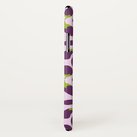 Eggplant Paars plantaardig ontwerp Case-Mate iPhone Case (Achterkant / rechts)