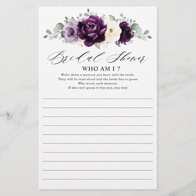 Eggplant Paars Plum Ivory White die ik word (Voorkant)