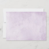 Eggplant Paars Plum Ivory White Floral Wedding Save The Date (Achterkant)