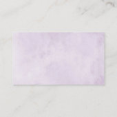 Eggplant Paars Plum Ivory White Wedding Website Informatiekaartje (Achterkant)
