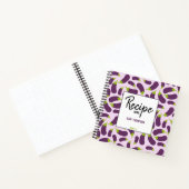 Eggplant Paarse groentegewassen blanco Notitieboek (Binnen)