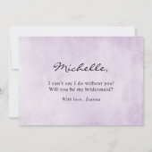 Eggplant Paarse Plum Kaart (Achterkant)