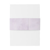 Eggplant Paarse Plum lila Lavender Wedding Uitnodigingen Wikkel (Achterkant Voorbeeld)