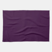 Eggplant Paarse Twill Kitchen Dish Towel Theedoek (Horizontaal)