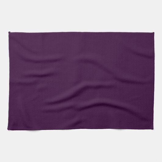 Eggplant Paarse Twill Kitchen Dish Towel Theedoek (Horizontaal)