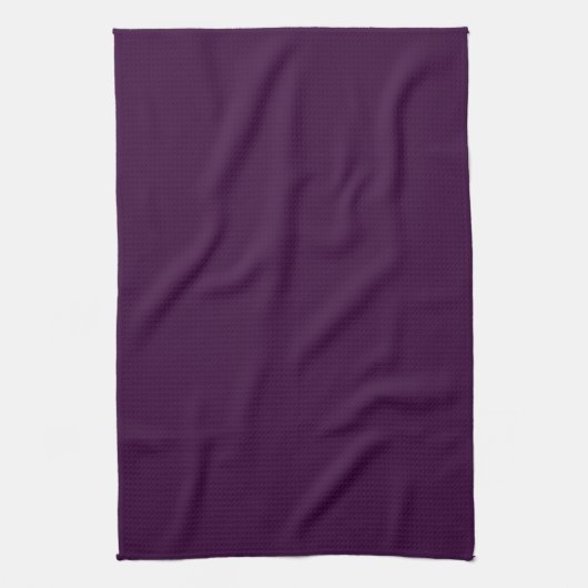 Eggplant Paarse Twill Kitchen Dish Towel Theedoek (Verticaal)