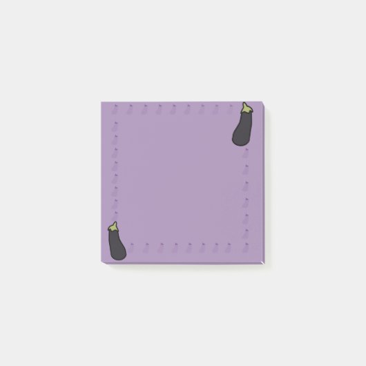 Eggplant Post it Notes (Voorkant)