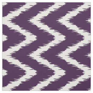 Eggplant Southern Cottage Chevrons Stof