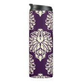 Eggplant Southern Cottage Damask Thermosbeker (Geroteerd rechts)