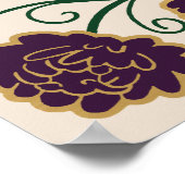 Eggplant Sword Shield Fantasy Wedding Welcome Sign Poster (Hoek)