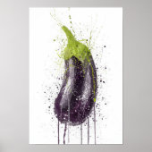 Eggplant Vegetable Poster (Voorkant)