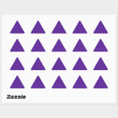 Eggplant, Violet, Indigo en Bright sterren Patroon Sticker (Vel)