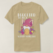 Eggreferred to be a School principal Gnome Bunny E T-shirt (Design voorkant)