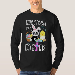 Eggreferred to voor paaseieren Panda Bunny Chick F T-shirt