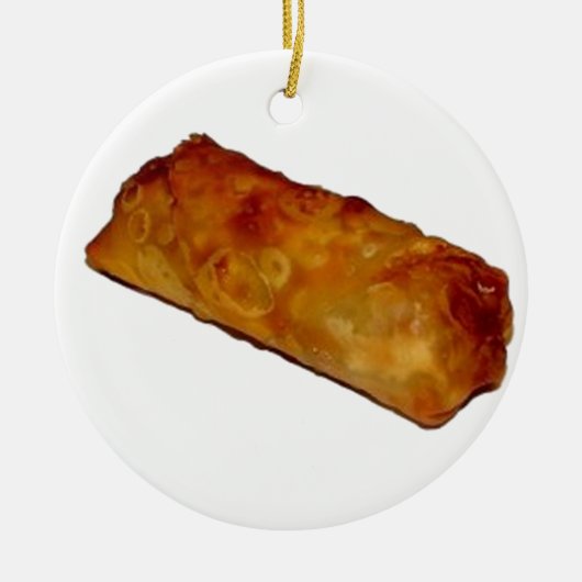 Eggroll Keramisch Ornament (Voorkant)