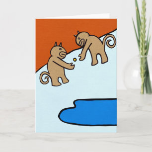 EGGROLLER wenskaart Kaart