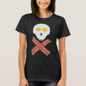 Eggs and Bacon Skull Pirates Crossbone Meat T-shirt (Voorkant)