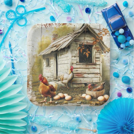 Eggs and Hens Party Paper Bord (Feest)