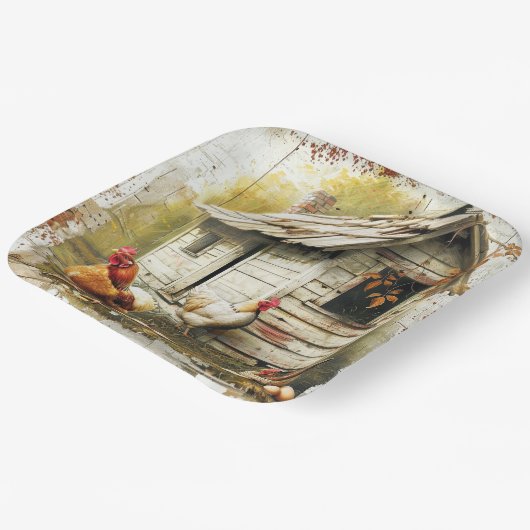 Eggs and Hens Party Paper Bord (Gebogen)