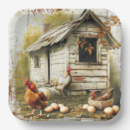 Eggs and Hens Party Paper Bord