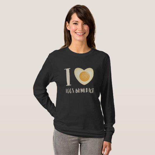 Eggs Benedicts Omelete Breakfast Brunch T-shirt (Voorkant volledig)