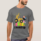 Eggs Cavator Funny Easter Hunt T-shirt (Voorkant)