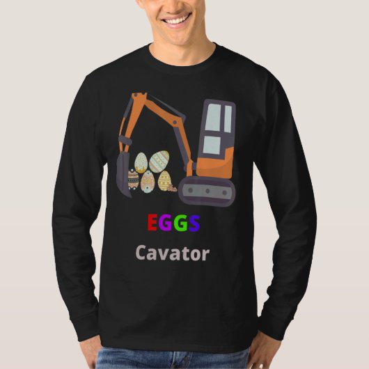 Eggs Cavator T-shirt (Voorkant)