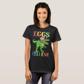 Eggs Cellent Easter Rex Dinosaur Bunny Kids Dino B T-shirt (Voorkant volledig)