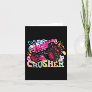 Eggs Crusher Paasdag Monstertruck Kinder Lente Kaart