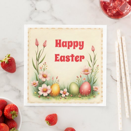 Eggs Easter Populair Collectie Servet (Insitu)