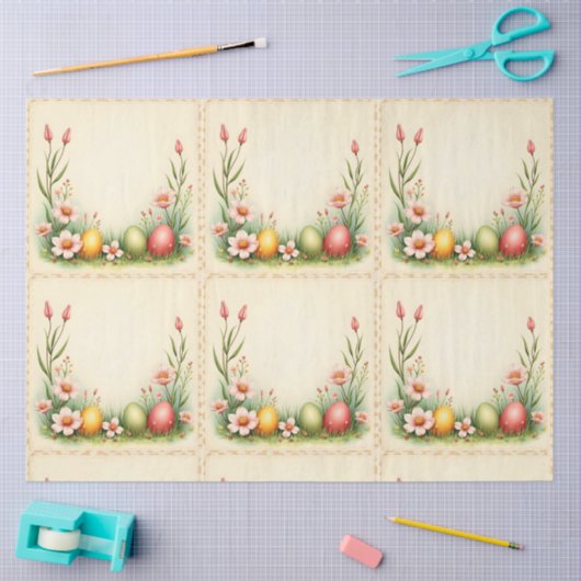 Eggs Easter Populair Collectie Tissuepapier (Craft)